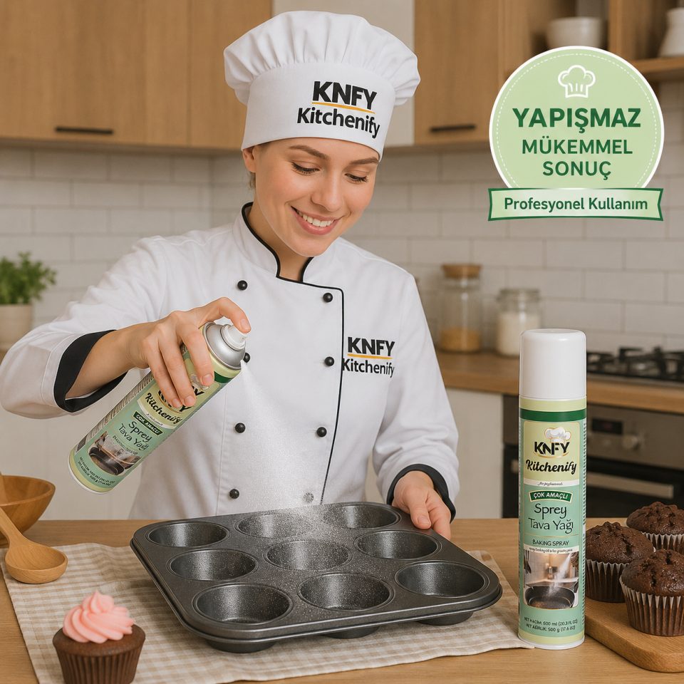 Kitchenify Sprey Tava Yağı 600 ML