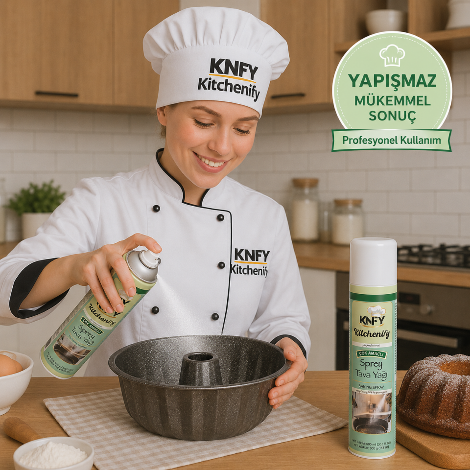 Kitchenify Sprey Tava Yağı 600 ML