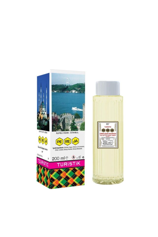 Limon Kolonyası 200 ml Cam Şişe