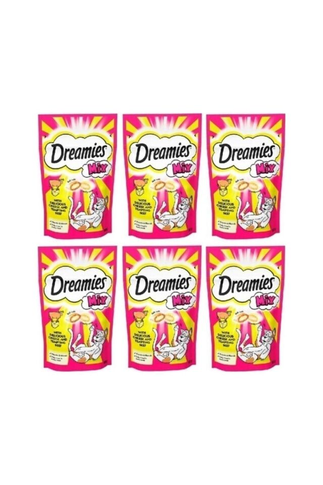 Sığırlı & Peynirli Mix Kedi Ödül Maması 60 G X 6 Adet