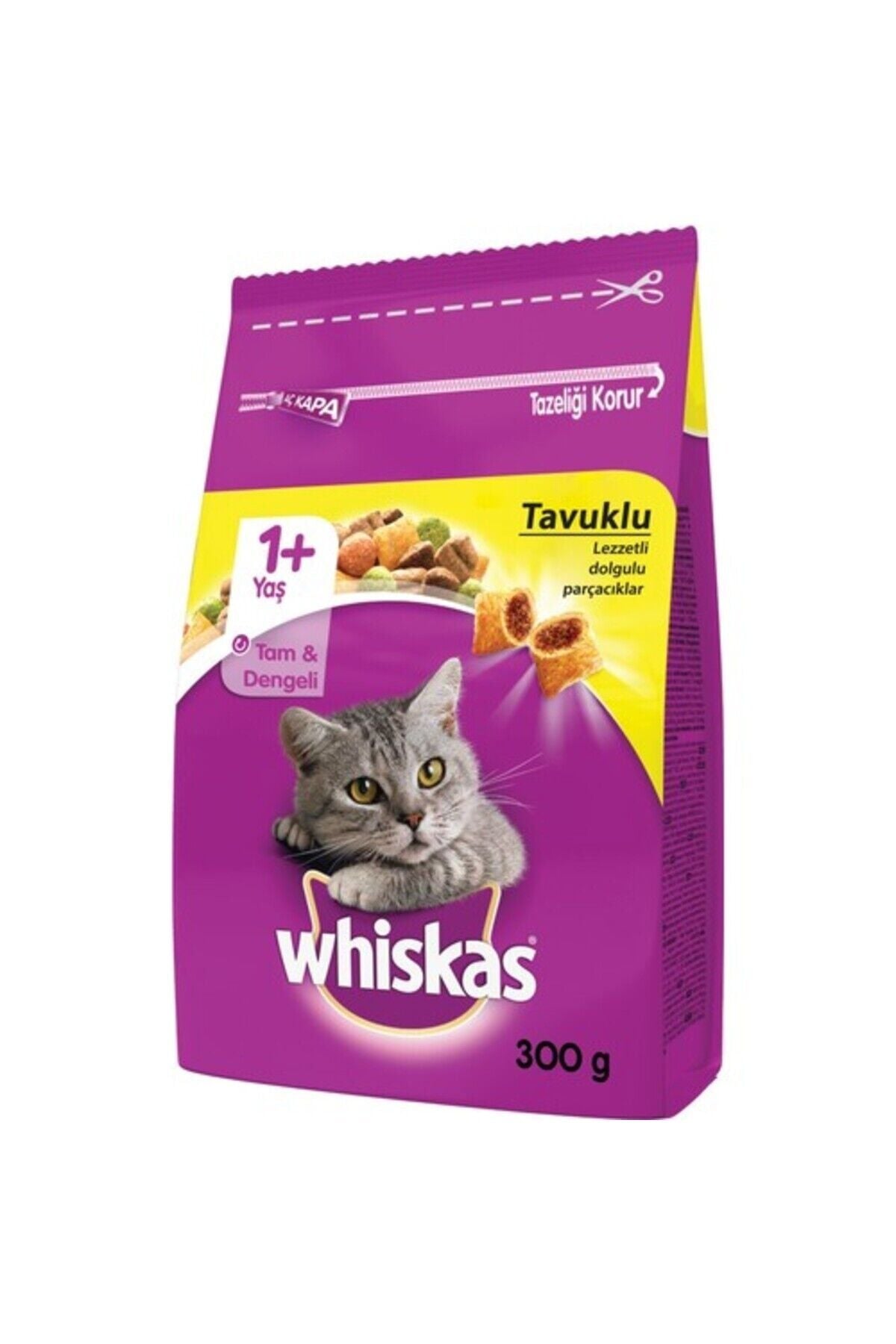 Whiskas Tavuklu Yetişkin Kedi Kuru Maması 7x300 gr