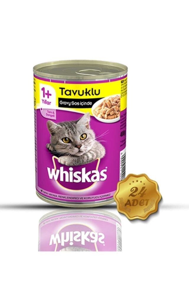 Whiskas Konserve Çeşitleri Karma 400 G 24 Adet