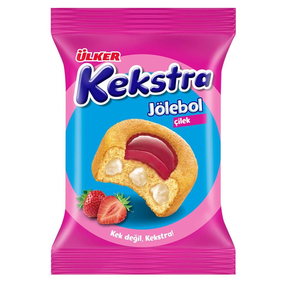 Kekstra Jölebol Çilekli 40 Gr x 24 Adet