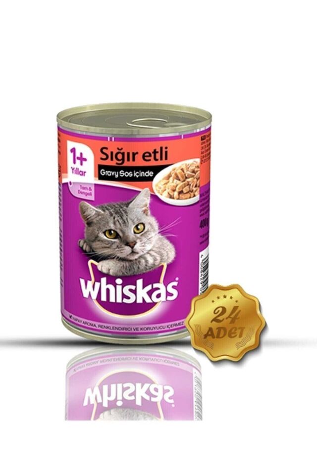 Whiskas Konserve Çeşitleri Karma 400 G 24 Adet