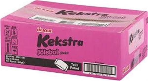 Kekstra Jölebol Çilekli 40 Gr x 24 Adet