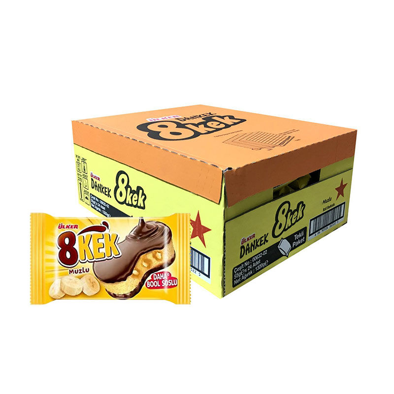 Ülker 8 Kek Muzlu 55 Gr x 24 Adet