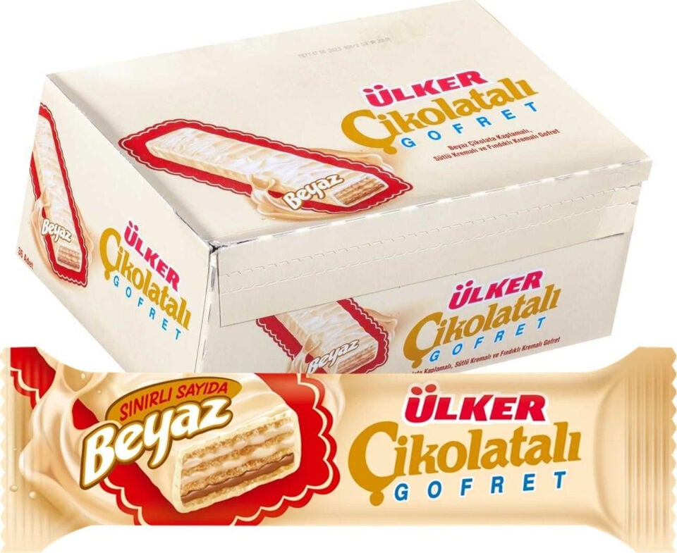 Ülker Çikolatalı Gofret Beyaz 35 Gr