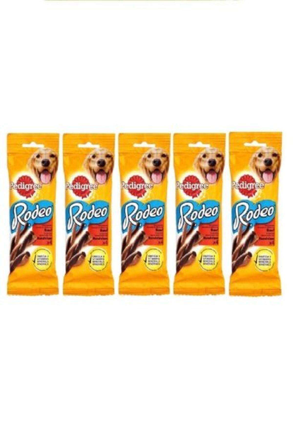 Rodeo Sığırlı Köpek Ödülü 70 Gr 5 Adet