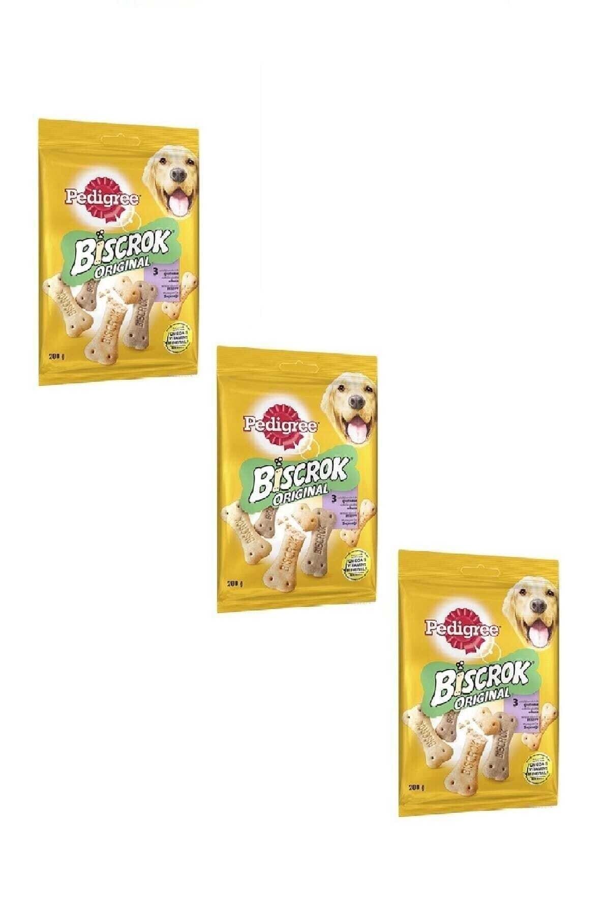 Biscrok Original Köpek Ödül Bisküvisi 200 Gr X 3 Adet