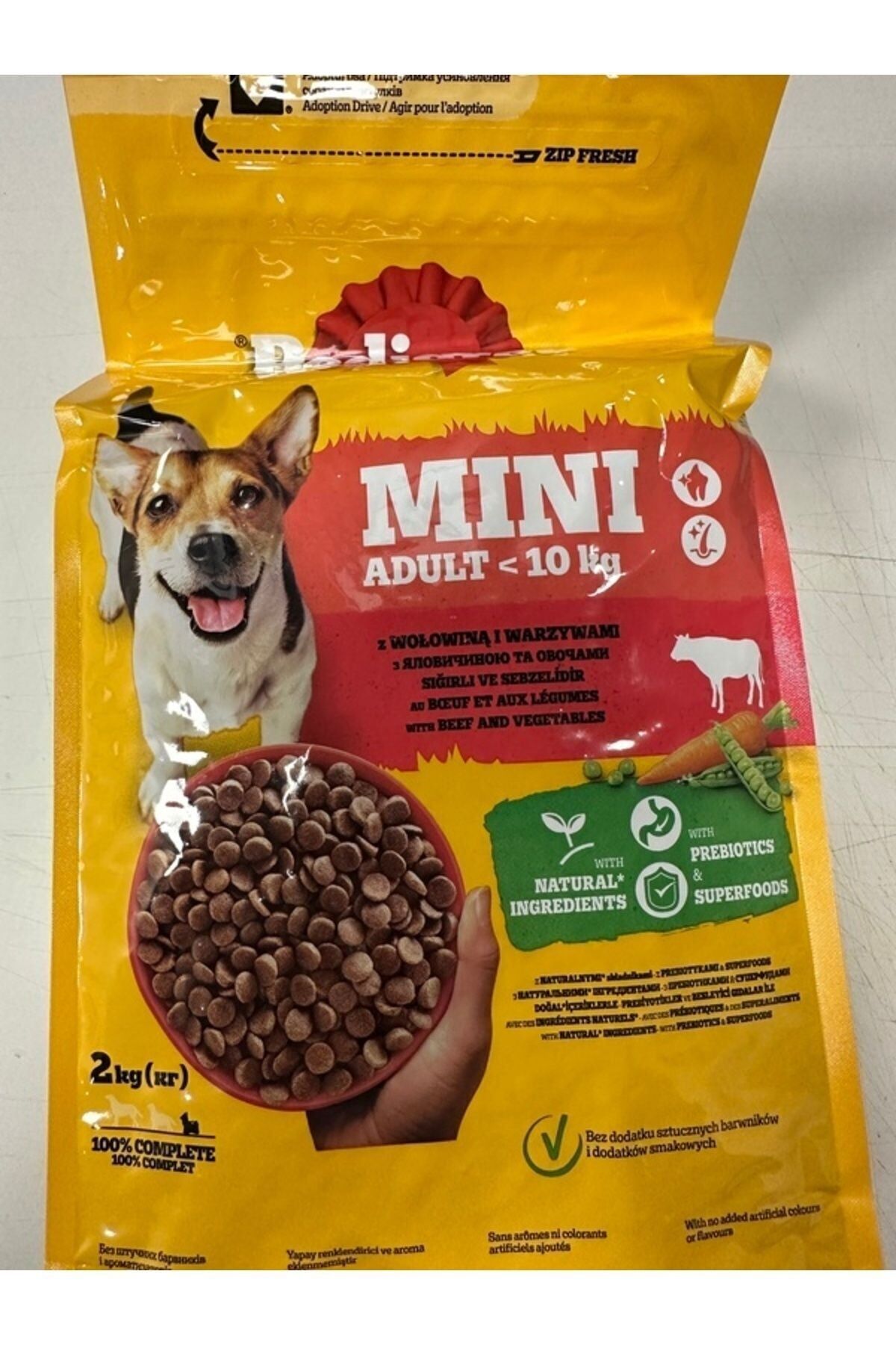 Biftekli Sebzeli Küçük Irk Yetişkin Köpek Maması 2 Kg Vital