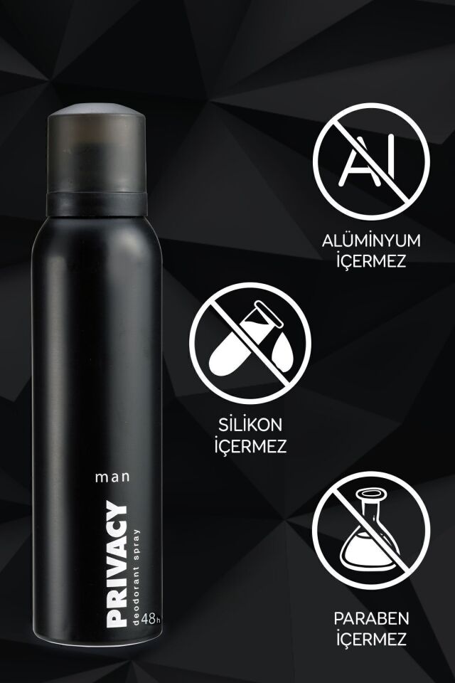 Men Erkek Deodorant 3x150ml