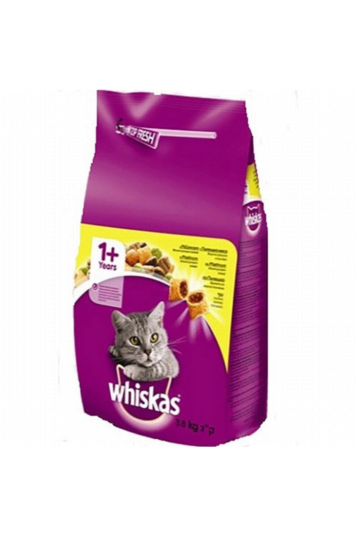 Whiskas Tavuklu ve Sebzeli Yetişkin Kedi Maması 3,8 Kg