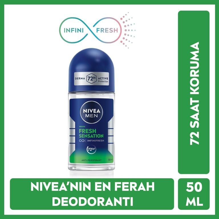 Nivea Fresh Sensation Erkek Roll On 50 ml