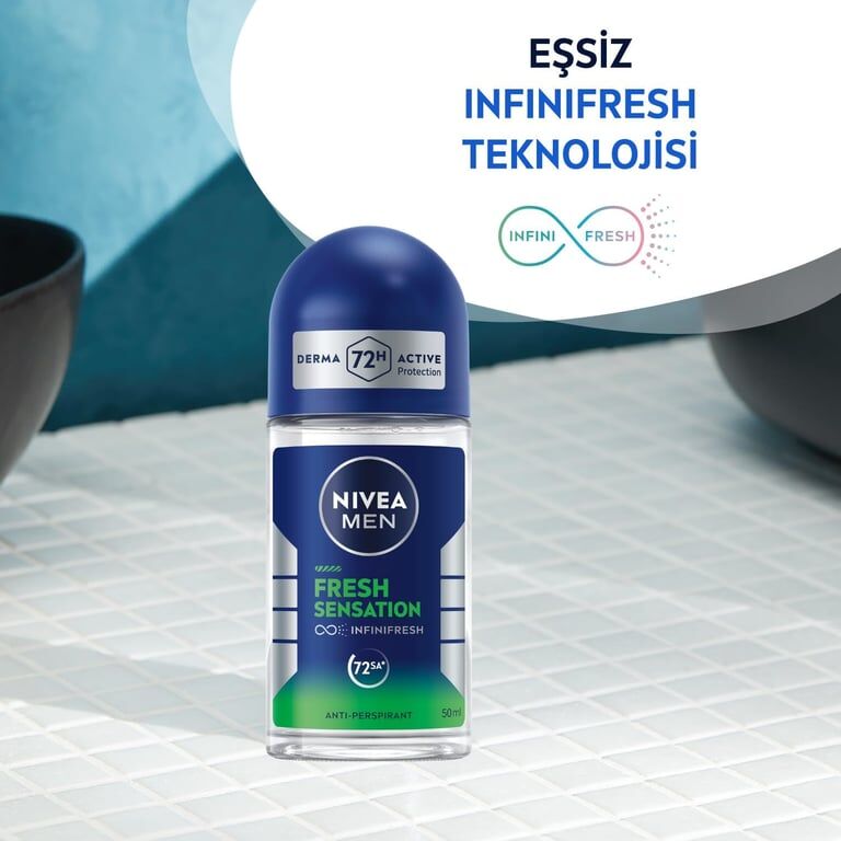 Nivea Fresh Sensation Erkek Roll On 50 ml