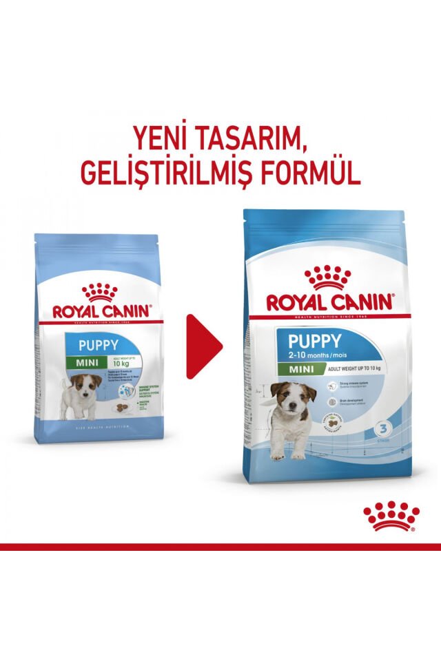 Mını Puppy Küçük Irklar Için Yavru Kuru Köpek Maması 4kg