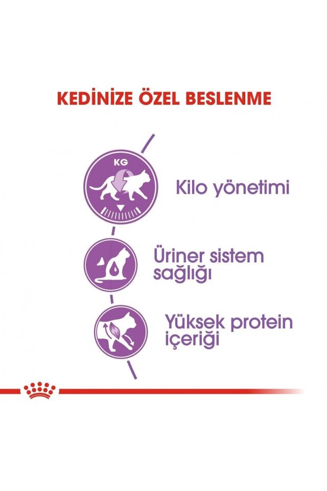 Sterilised 37 Kısırlaştırılmış Yetişkin Kedi Maması 4 Kg