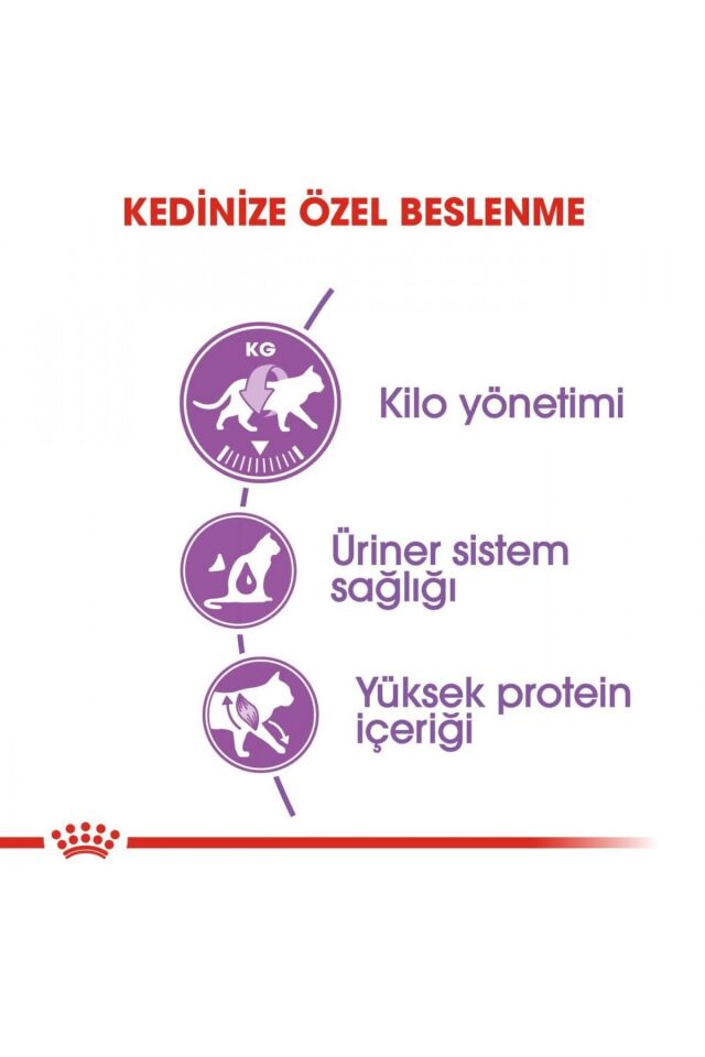 Sterilised37 Kısırlaştırılmış Kediler için Kuru Kedi Maması 2kg