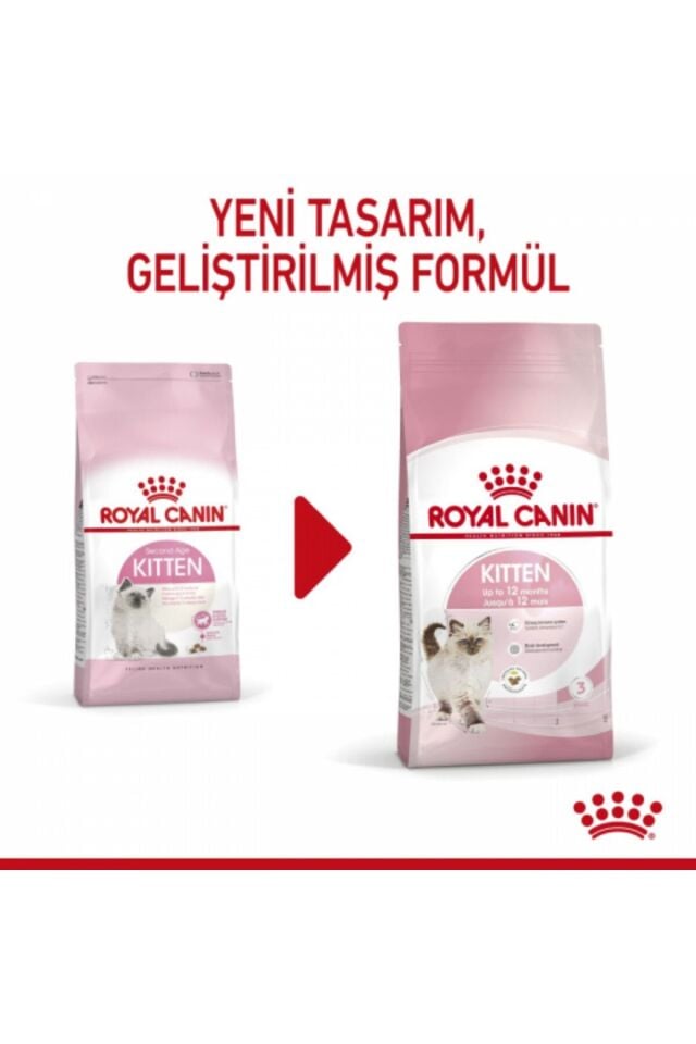 Kitten Yavru Kediler Için Kuru Kedi Maması 2kg