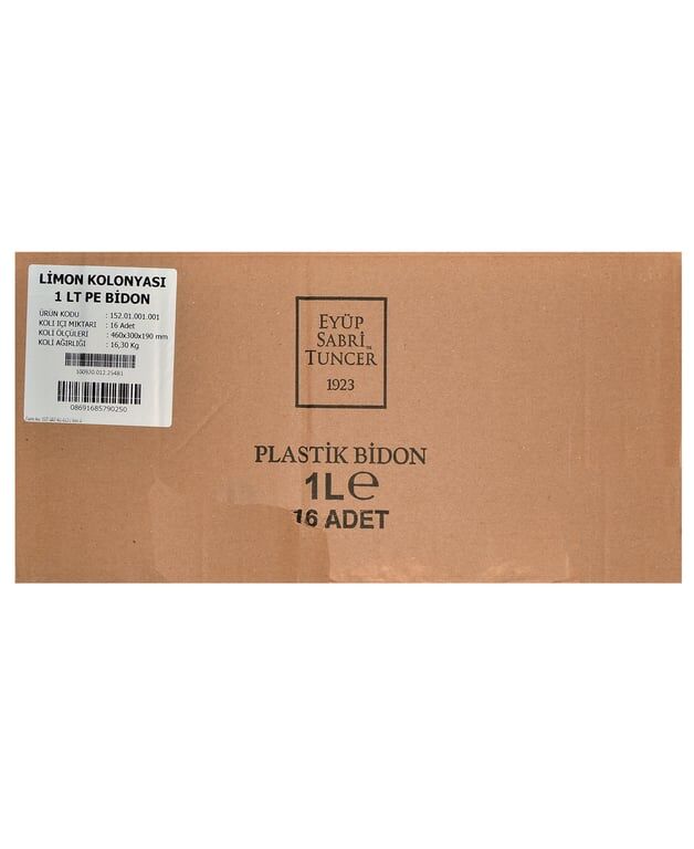 Eyüp Sabri Tuncer 80° Alkollü Kolonya 1 Lt Pet Limon