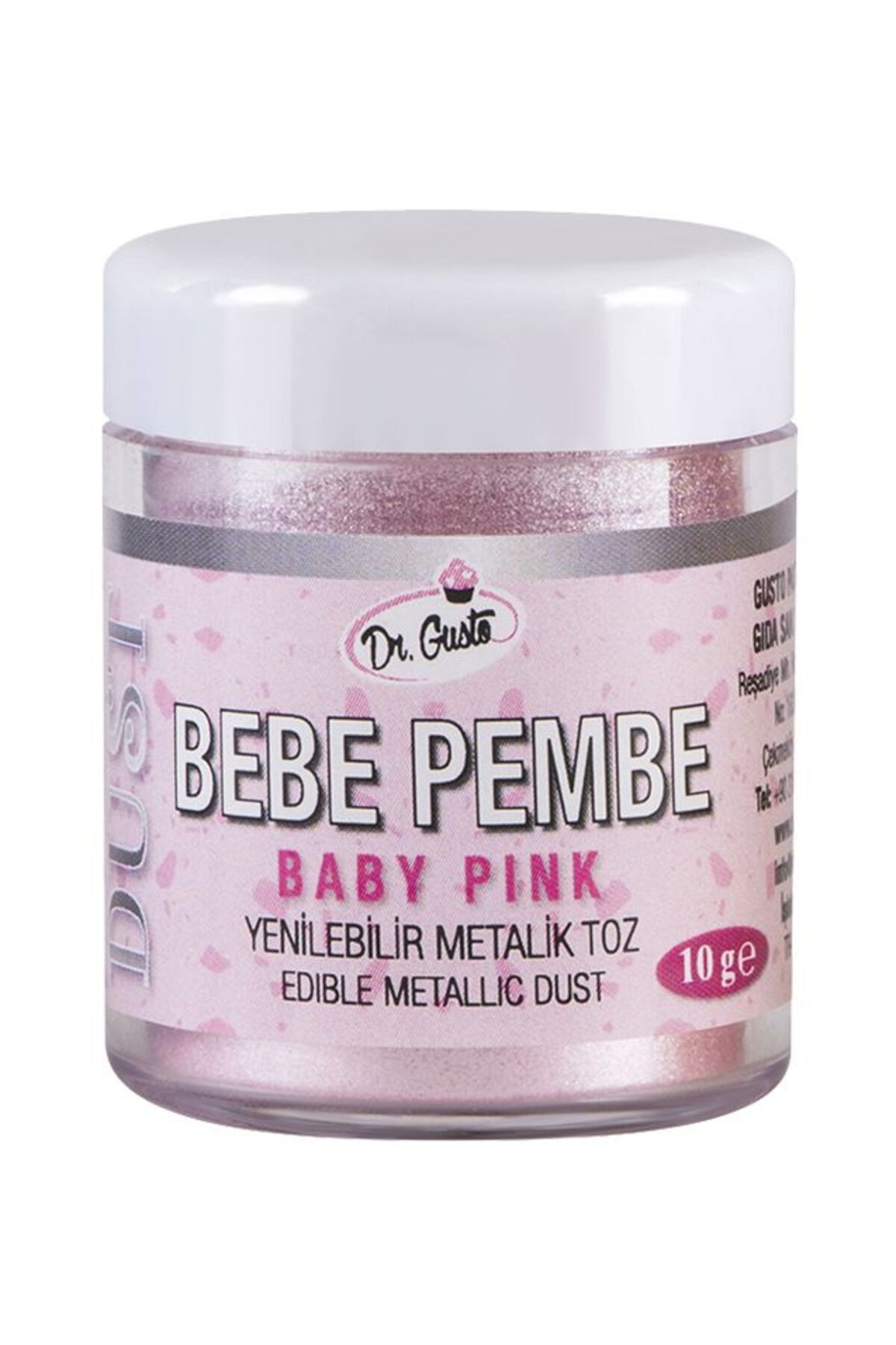Metalik Toz 10 Gr - Bebe Pembe