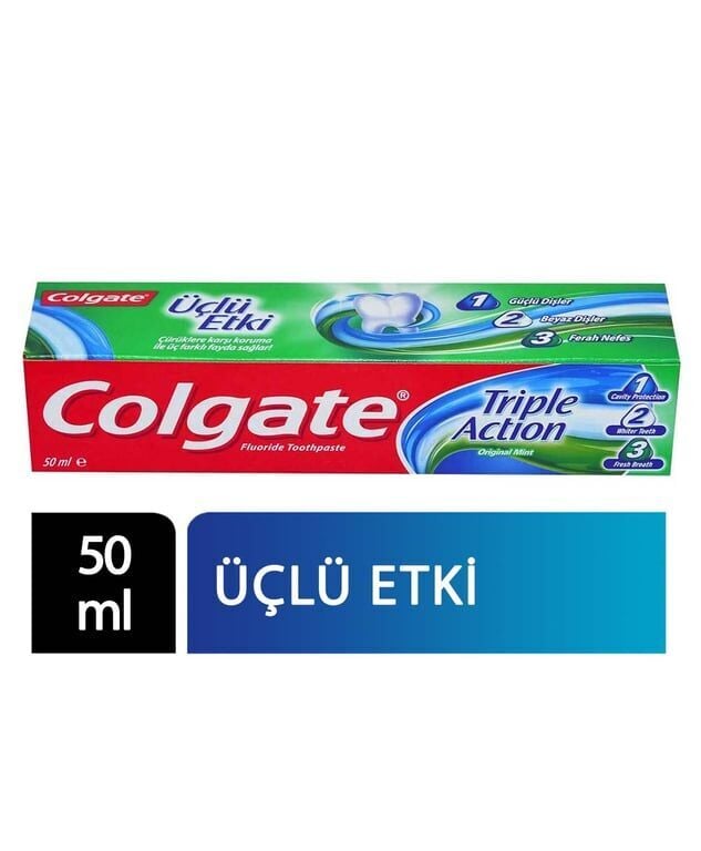 Colgate Diş Macunu 50 ml Üçlü Etki