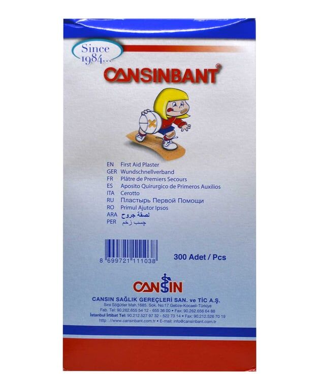 Cansınbant Bez Yarabandı 300 adet