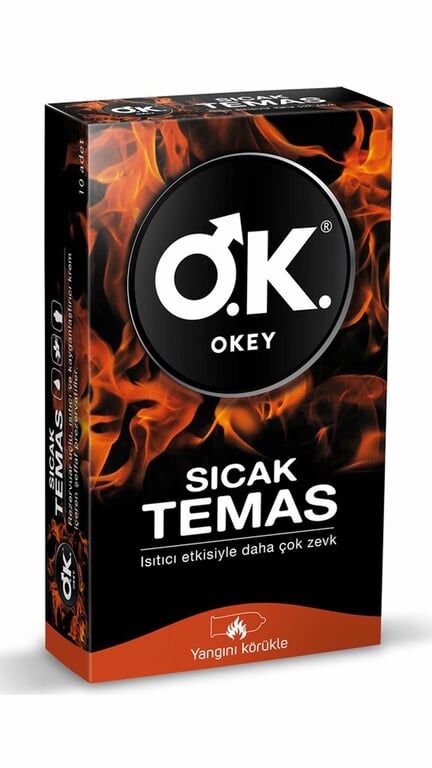 Okey Prezervatif 10'lu Sıcak Temas