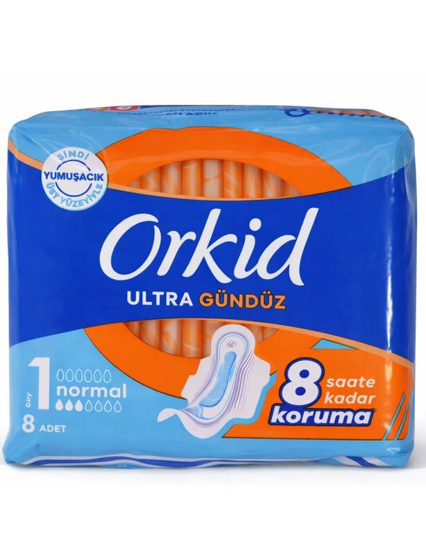 Orkid Hijyenik Ped Ultra Extra 8'li Normal