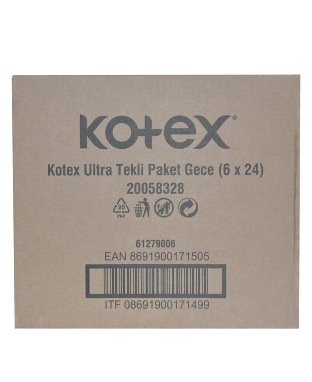 Kotex Ultra 6'lı Gece Hijyenik Ped