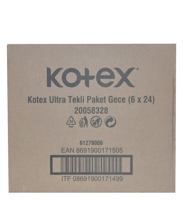 Kotex Ultra 6'lı Gece Hijyenik Ped