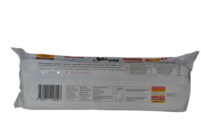 Sleepy Easy Clean Arap Sabunu Katkılı Mopa Uyumlu Yer Temizlik Havlusu 50 Yaprak