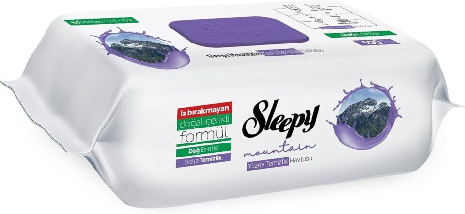 Sleepy Yüzey Temizlik Havlusu Dağ Esintisi 100lü