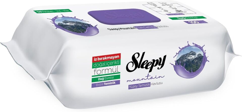 Sleepy Yüzey Temizlik Havlusu Dağ Esintisi 100lü