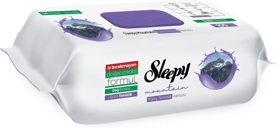 Sleepy Yüzey Temizlik Havlusu Dağ Esintisi 100lü