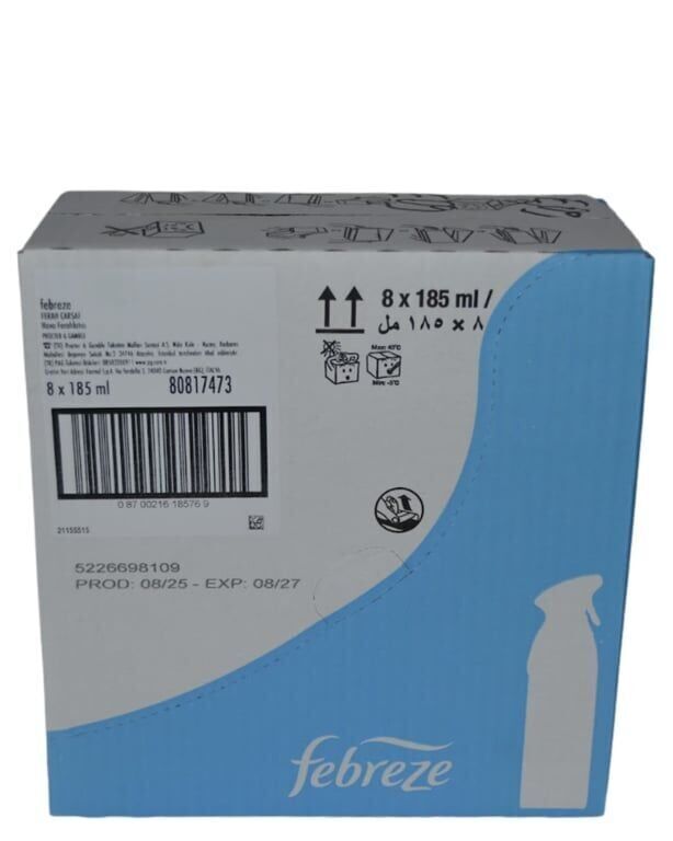 Febreze Temiz Çarşaf 185 ml Sprey Oda Kokusu
