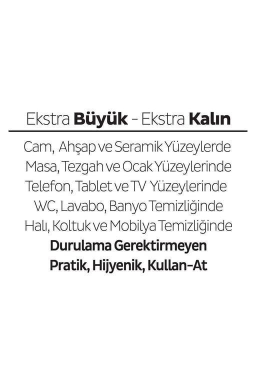 Sleepy Easy Clean Orkide Bahçesi Yüzey Temizlik Havlusu Islak Mendil 100 Lü