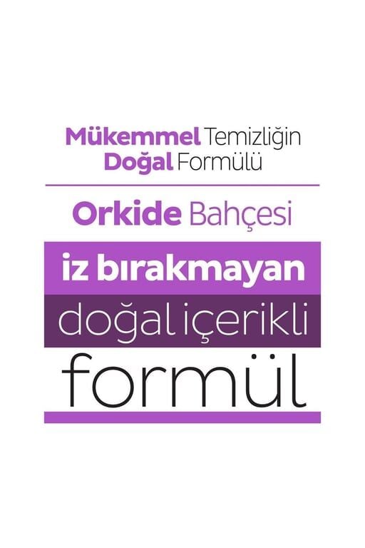 Sleepy Easy Clean Orkide Bahçesi Yüzey Temizlik Havlusu Islak Mendil 100 Lü