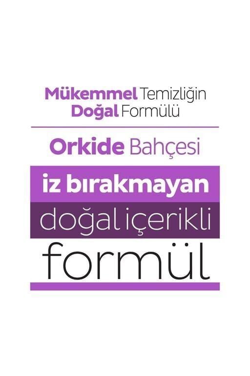 Sleepy Easy Clean Orkide Bahçesi Yüzey Temizlik Havlusu Islak Mendil 100 Lü