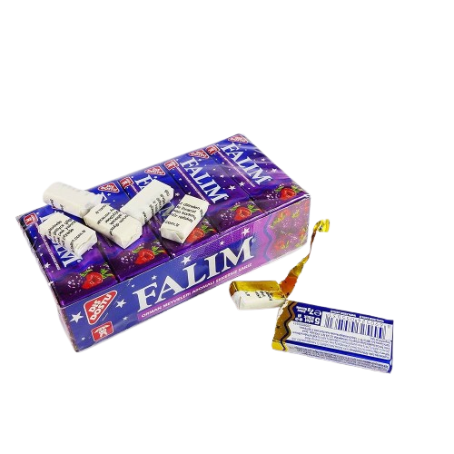 Falım Sakız 7 gr 20'li Paket Orman Meyve Aromalı Koli (18 Adet)