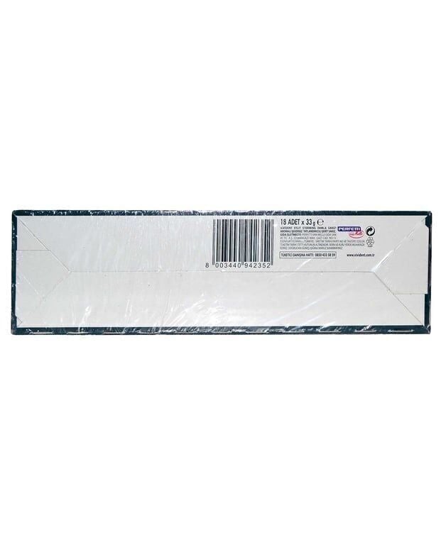 Vivident Storming Damla Sakızı Aromalı Sakız 33gr X 18'li Paket Paket (10 Adet)