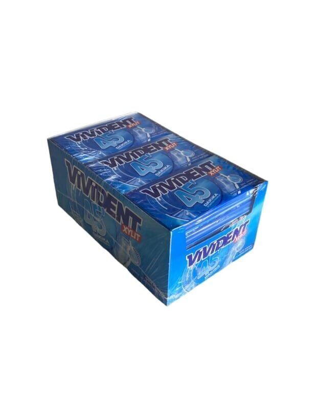 Vivident Cüzdan Sakız 45 Dk. Nane Aromalı 26 Gr. 18'li Paket Paket (1 Adet)