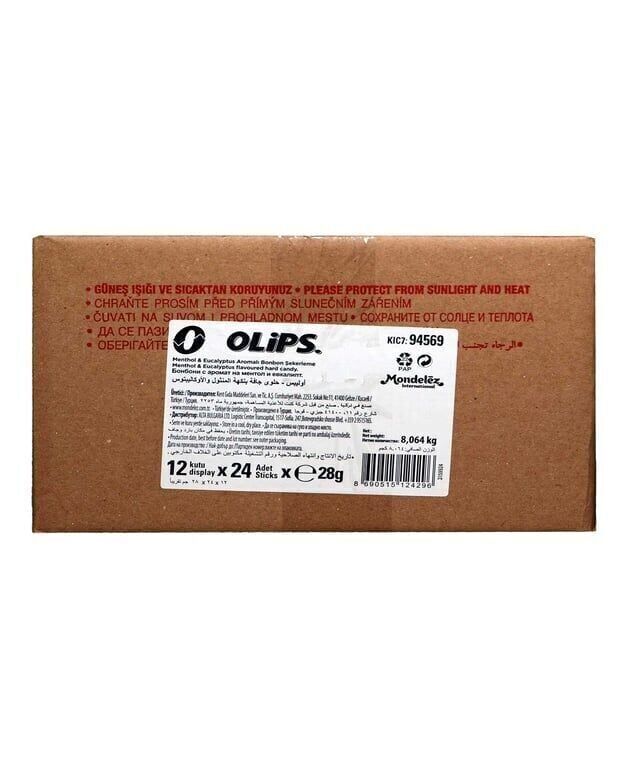 Olips Şekerleme 28 gr 24'lü Paket Mentol & Okaliptus Aromalı Adet (1 Adet)