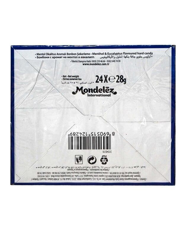 Olips Şekerleme 28 gr 24'lü Paket Mentol & Okaliptus Aromalı Koli (12 Adet)