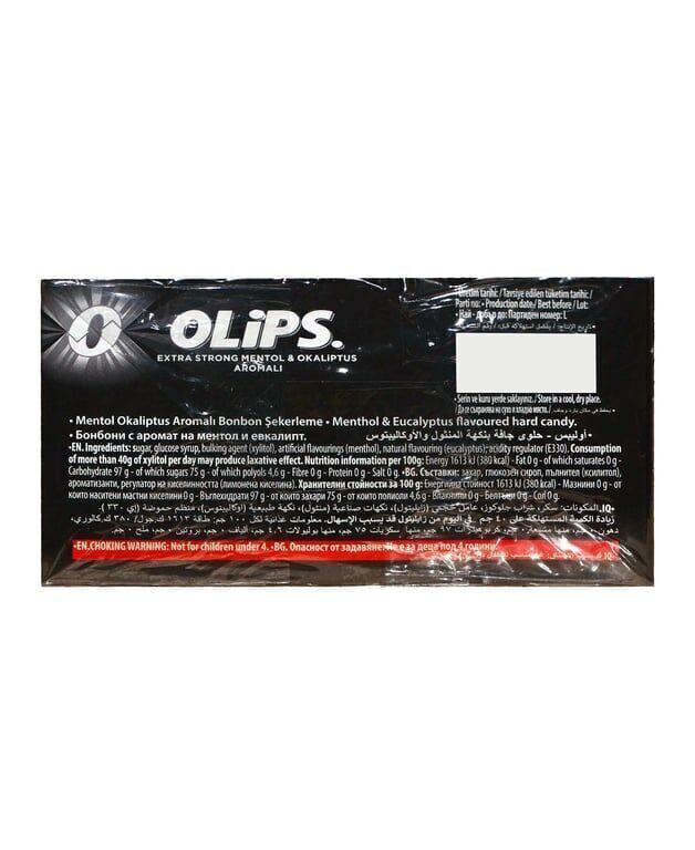 Olips Şekerleme 28 gr 24'lü Paket Keskin Mentol Aromalı Koli (12 Adet)
