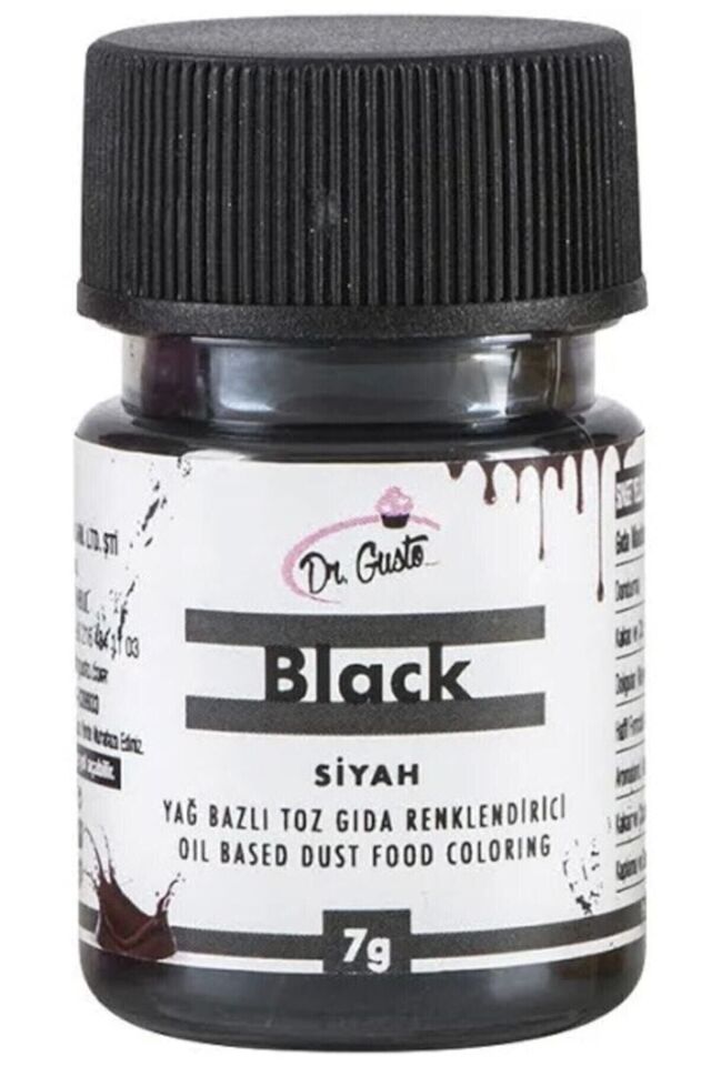 Yağ Bazlı Siyah Toz Çikolata Renklendirici 7 gr
