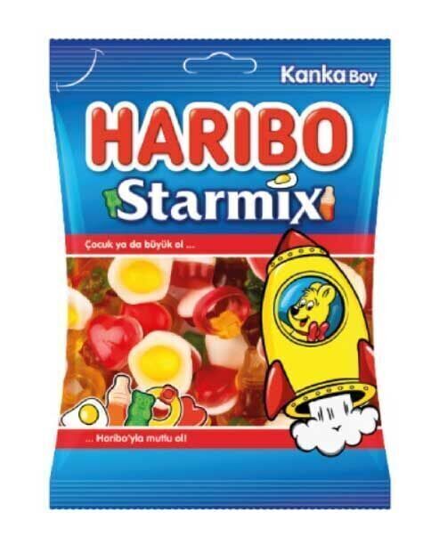 Haribo Yumuşak Şekerleme 80 gr Star Mix Koli (24 Adet)