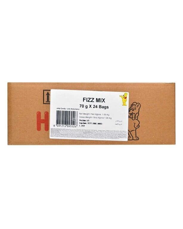 Haribo Yumuşak Şekerleme 70 gr Mix Fizz Paket (24 Adet)