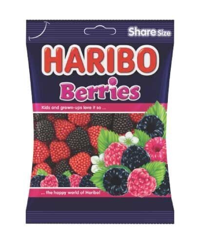 Haribo Yumuşak Şekerleme 80 gr Berries Paket (24 Adet)
