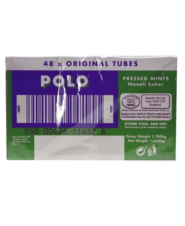 Polo Şeker 48'li Paket Naneli Paket (1 Adet)