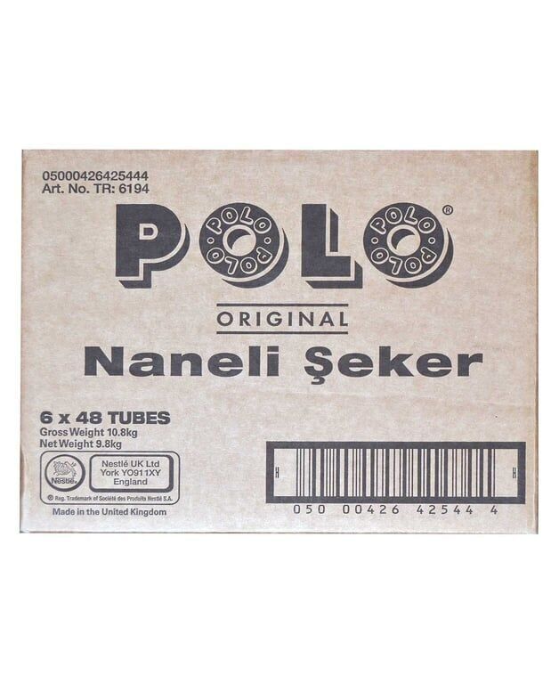 Polo Şeker 48'li Paket Naneli Koli (6 Adet)